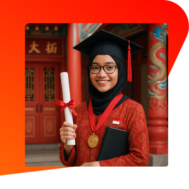 Graduate student with academic achievement